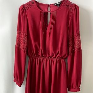 Maroon Express dress